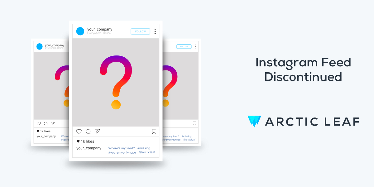 Instagram Photo Image with Question Mark - Legacy API Discontinued