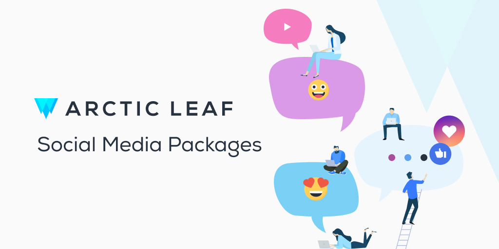 social media packages image with icons