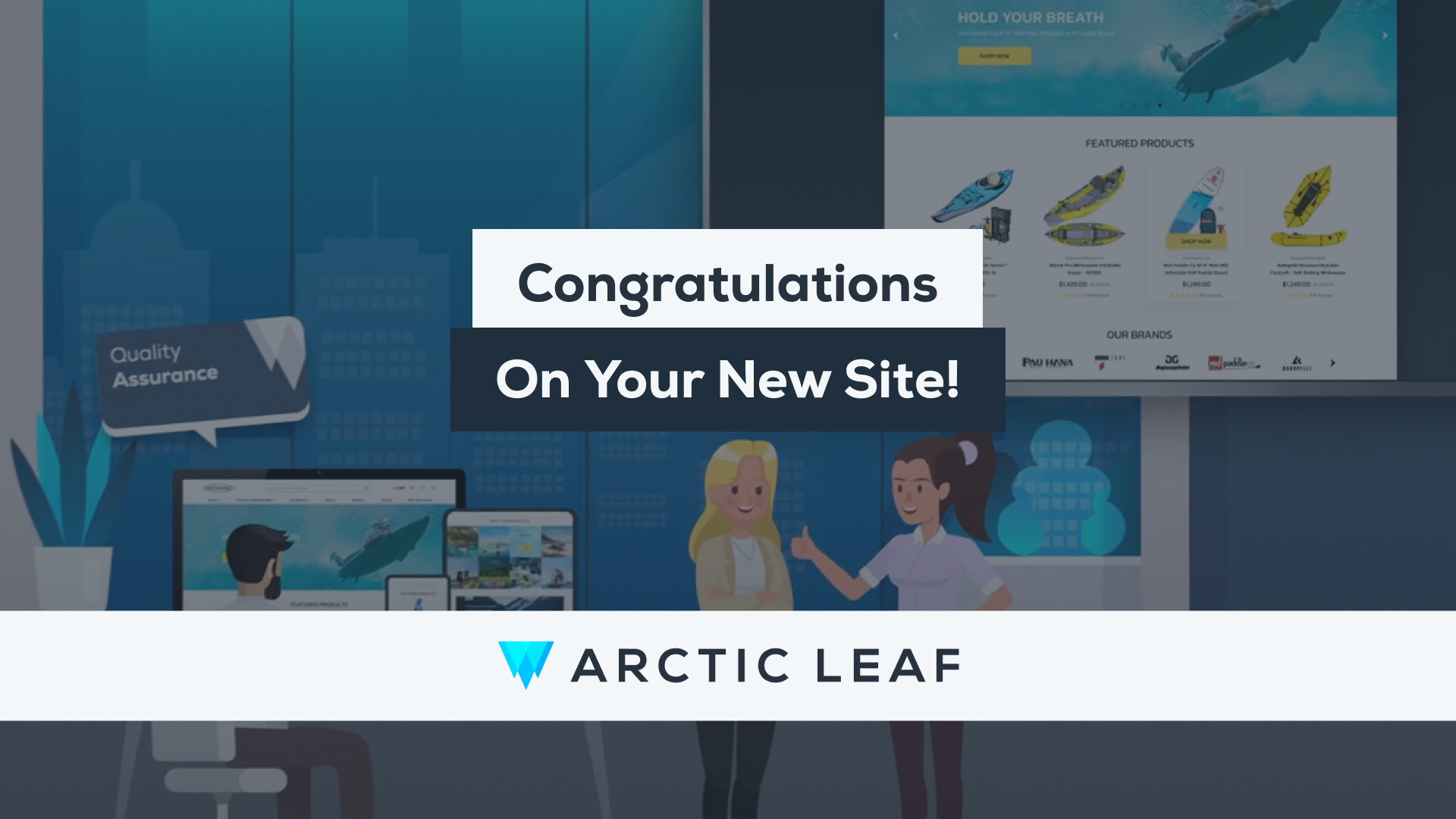 Congratulations on Your New Site